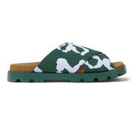CAMPER Brutus Sandal - Sandals for Men - Green,Blue, size 39, Cotton fabric