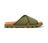 CAMPER Brutus Sandal - Sandals for Men - Green, size 46, Cotton fabric