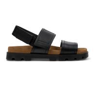 Camper Women's Brutus Sandal K201323 2-Strap, Black 013, 37 EU