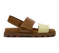 CAMPER Brutus Sandal - Sandals for Women - Brown,Yellow, size 37, Smooth leather