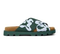 CAMPER Brutus Sandal - Sandals for Women - Green,Blue, size 41, Cotton fabric
