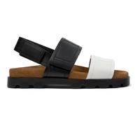 CAMPER Brutus Sandal - Sandals for Women - White,Black, size 39, Smooth leather