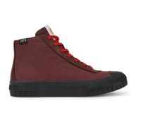 CAMPER Camaleon - Ankle boots for Women - Burgundy, size 38, Cotton fabric/Smooth leather