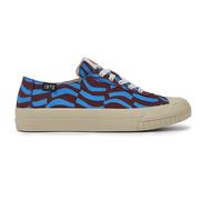 CAMPER Camaleon - Sneakers for Women - Burgundy,Blue, size 42, Cotton fabric