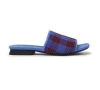 CAMPER Casi Myra - Sandals for Women - Blue,Burgundy, size 38, Cotton fabric/Smooth leather