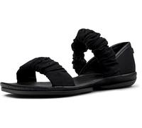 CAMPER Right - Sandals for Women - Black, size 39, Cotton fabric/Smooth leather
