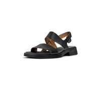 Camper Dana K201486, Sandalia de 2 Correas Mujer, Negro 005, 39 EU