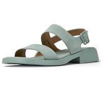 Camper Dana K201486, Sandalia de 2 Correas Mujer, Verde Medio 009, 37 EU