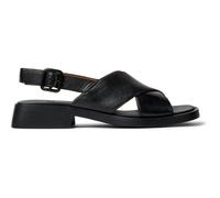 Camper Dana K201600, Sandalia X-Strap Mujer, Negro 002, 36 EU
