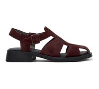 CAMPER Dana - Sandals for Women - Burgundy, size 37, piel.consumidor11