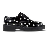 CAMPER Dean - Flat shoes for Women - Black,White, size 38, Smooth leather