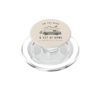 Camper Dog Vintage Road Trip Adventure Home Mood PopSockets PopGrip para MagSafe