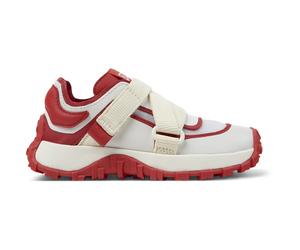 CAMPER Drif Trail - Sneakers for Girls - White,Red, size 32, Cotton fabric/Smooth leather