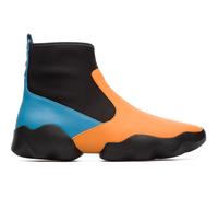 CAMPER Dub - Ankle boots for Women - Orange,Black,Blue, size 37, Smooth leather/Cotton fabric