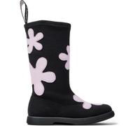 CAMPER Duet - Boots for Girls - Black,Purple, size 34, Cotton fabric/Smooth leather