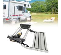 Camper Entry Steps, Caravan Stair, Motorhome Step Ladder, Solid Step, Non-Slip Pedal, 12V Lighting Voltage, For RV Camper Van Motorhome Travel Trailer Single-layerelectric