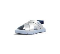Camper Girl's Oruga Sandal K800430 X-Strap, Medium Gray 012, 38 EU