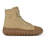 CAMPER Ground - Ankle boots for Women - Beige, size 37, Cotton fabric/Smooth leather