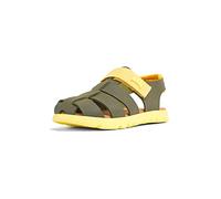 Camper Jungen Oruga K800242 - Sandalias con correa en T, Verde 022, 30 EU