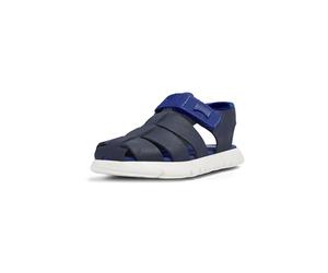 Camper Jungen Oruga K800242 T-Strap Sandal, Dark Blue 024, 1 UK Child