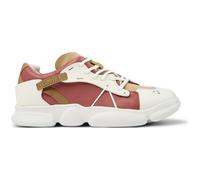 CAMPER Karst - Flat shoes for Women - Red,White,Beige, size 41, Smooth leather/Cotton fabric