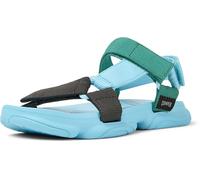 CAMPER Karst Sandal - Sandals for Women - Blue,Green,Grey, size 37, Cotton fabric