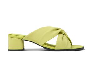 CAMPER Katie - Sandals for Women - Green, size 39, Cotton fabric