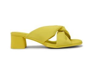 CAMPER Katie - Sandals for Women - Yellow, size 37, Cotton fabric