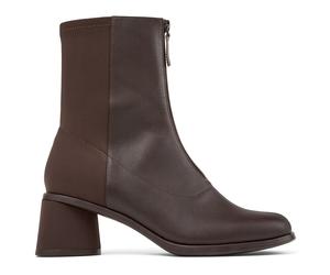 CAMPER Kiara - Ankle boots for Women - Brown, size 37, Smooth leather/Cotton fabric
