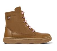 CAMPER Kiddo - Boots for Girls - Brown, size 30, Cotton fabric/Smooth leather