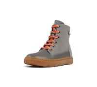Camper Kiddo K900363, Botín con Cordones Unisex bebé, Gris Medio 003, 25 EU
