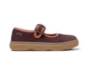 CAMPER Kiddo - Smart casual shoes for Girls - Burgundy, size 33, Smooth leather