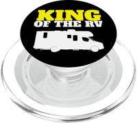 Camper King Divertido Rey de la RV PopSockets PopGrip para MagSafe