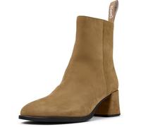 Camper Kora K400798 - Botín con cremallera para mujer, color marrón medio, talla 37 EU, Medium Brown 005, 37 EU