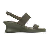 CAMPER Louise Sandal - Sandals for Women - Green, size 39, Smooth leather