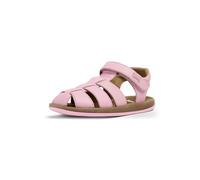 Camper Mädchen Bicho 80177 - Sandalia con correa en T, Rosa pastel claro 074, 12.5 UK