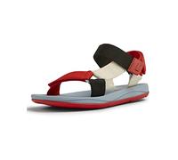Camper Match-K100539, Sandalia Hombre, Multicolor (Red/Black/White), 44 EU