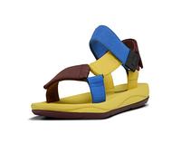 Camper Match-K100539, Sandalia Hombre, Multicolor (Yellow/Bue/Brown), 45 EU