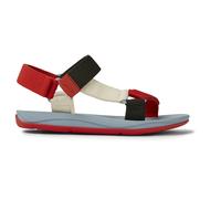 CAMPER Match - Sandals for Men - Red,White,Black, size 43, Cotton fabric