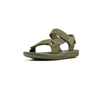 Camper Men's Match K100539 T-Strap Sandal, Medium Green 028, 10.5 UK