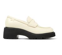 Camper Milah K201425, Mocasín Mujer, Naturaleza Blanca 016, 37 EU