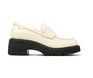 CAMPER Milah - Formal shoes for Women - White, size 41, Smooth leather