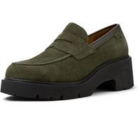 Camper Milah K201425, Mocasin Mujer, Verde Oscuro 021, 40 EU