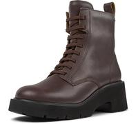 Camper Milah K400577 - Botín de encaje para mujer, color marrón oscuro 013, talla 42 EU, Marrón oscuro 013, 42 EU