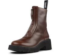 Camper Milah K400776 - Botín con cremallera para mujer, color marrón medio, talla 40 EU, Medium Brown 007, 40 EU