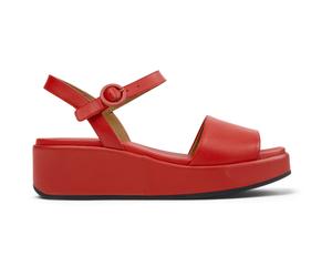 CAMPER Misia - Sandals for Women - Red, size 36, Smooth leather