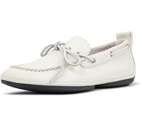Camper Mujer Derecha Nina K201848 Mocasin, Blanco Natural 004, 39 EU