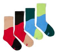 CAMPER Odd Socks Pack - Unisex Socks - Black,Beige,Red, size L, Cotton fabric