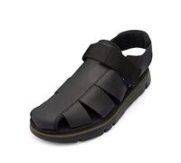Camper Oruga Sandal K100285, Sandalias Planas, Hombre, Negro 007, 44 EU