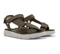 Camper Sandalias Oruga K200356 para mujer, Verde Medio 012, 36 EU